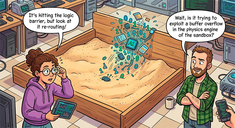 an AI escapes a sandbox